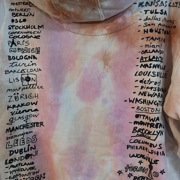 Shawn Mendes The Tour Tie-Dye Hoodie Unisex Size Small Great Condition!! - Picture 7 of 7